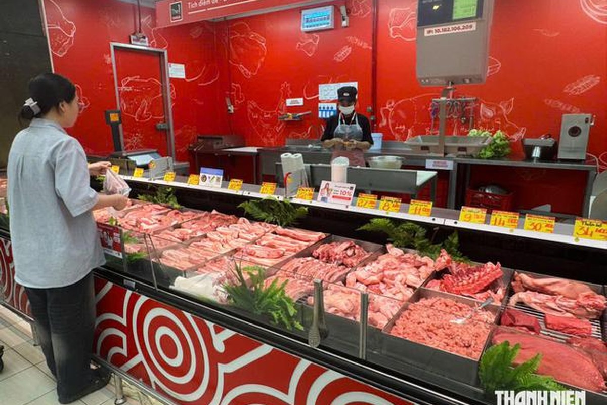 베트남 돼지 산지가, 8월 5일 1kg 6만500동까지 내려갔어요