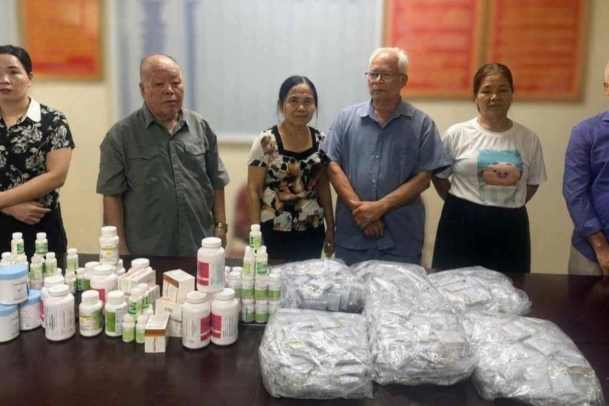 하노이 ‘가전 동의약’에 양약 혼합, 성분표 확인해요